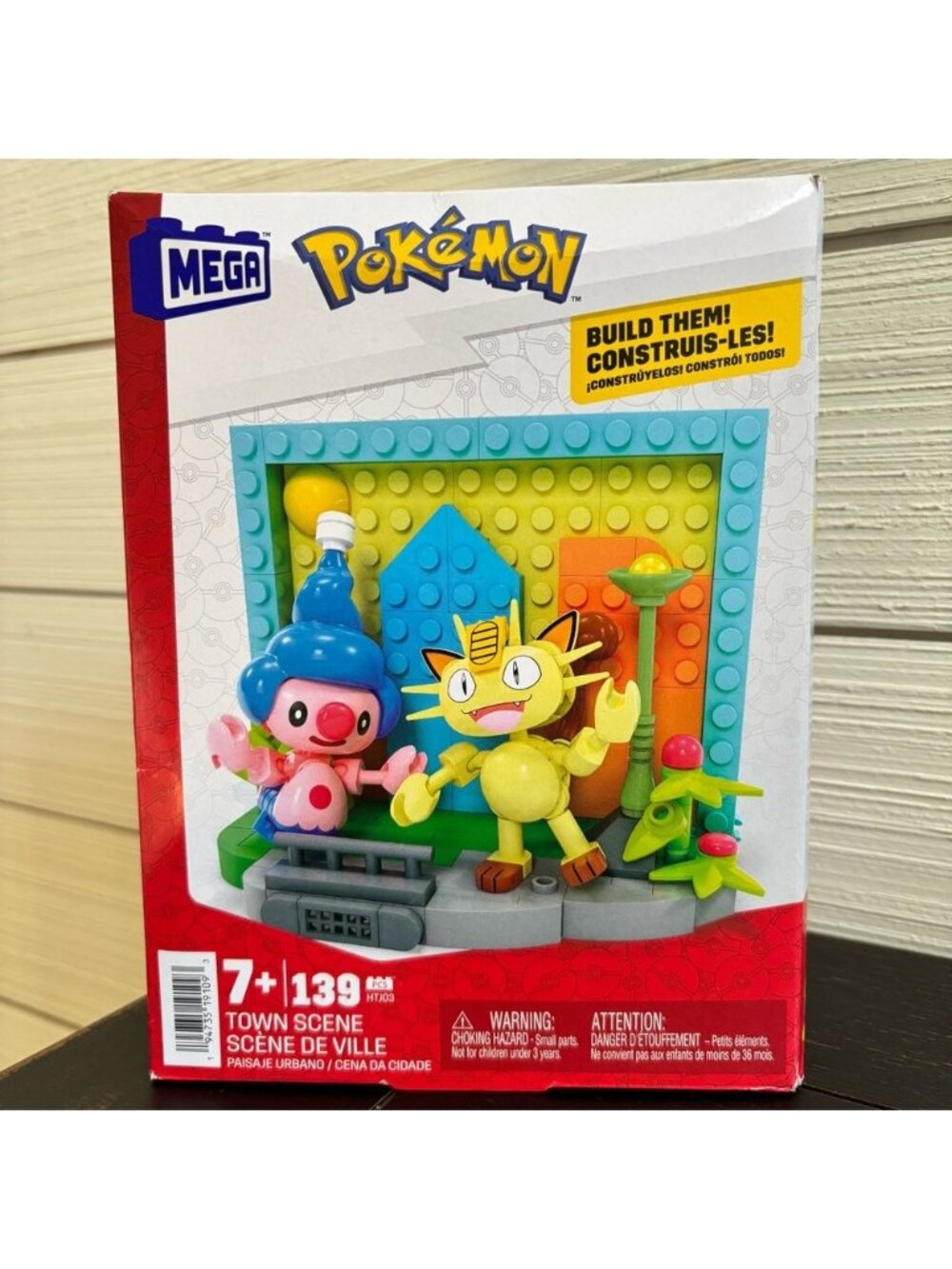 MEGA Pokemon Town‎ Scene Building Set 139 Pieces Age 7+ NEW